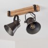 OKSBOL Ceiling Light Light wood, 2-light sources