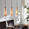 Eglo PINTO GOLD Pendant Light black, 3-light sources