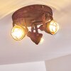 DROBAK Ceiling Light rust-coloured, 3-light sources
