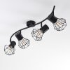 Bardhaman Ceiling Light black, 4-light sources