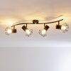Bardhaman Ceiling Light black, 4-light sources
