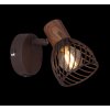 Spotlight Globo ISABELLE rust-coloured, 1-light source
