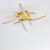GROSSARL Ceiling Light LED gold, 4-light sources