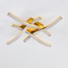 GROSSARL Ceiling Light LED gold, 4-light sources