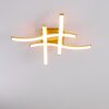 GROSSARL Ceiling Light LED gold, 4-light sources