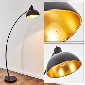 PAROLA Floor Lamp black, 1-light source