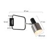 Steinhauer Fjorgard Wall Light black, 1-light source