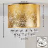 NORRFORS Ceiling Light silver, transparent, clear, 1-light source