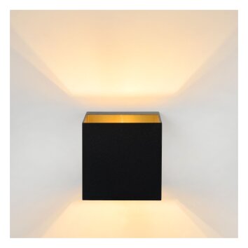 Wall Light Lucide DEVI black, 1-light source