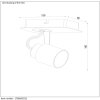 Lucide DICA spot white, 1-light source