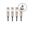Globo SOLAR path light LED stainless steel, 4-light sources