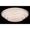 Ceiling Light Globo RITA LED white, 1-light source, Remote control