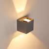 Outdoor Wall Light Fauderup LED grey, 2-light sources
