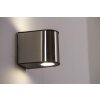 Lutec LED outdoor wall light brushed steel, 6-light sources