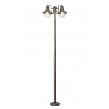 Brilliant ARTU outdoor Path Light black, 2-light sources