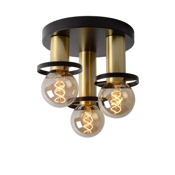 Ceiling Light Lucide ANAKA black, 3-light sources