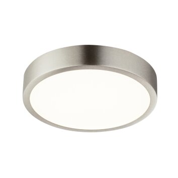 Globo KRULL Ceiling light LED matt nickel, 1-light source