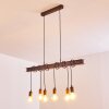Barbengo Pendant Light brown, rust-coloured, 4-light sources