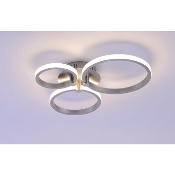 Leuchten Direkt JOHANNA ceiling light LED, 3-light sources