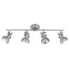 Reality ceiling spotlight matt nickel, white, 4-light sources