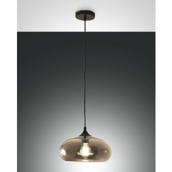 Fabas Luce ELA Pendant Light black, 1-light source