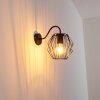 YALMHILL Wall Light black, 1-light source