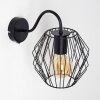 YALMHILL Wall Light black, 1-light source