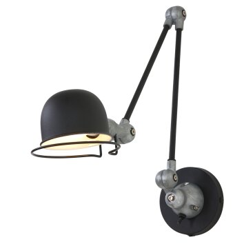 Steinhauer Darvin Wall Light grey, black, 1-light source