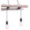 Globo IRMGARD Pendant Light Light wood, black, 4-light sources