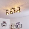 TANGIER Ceiling Light black, 4-light sources