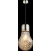 Globo LEVIN pendant light matt nickel, 1-light source