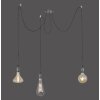 Leuchten Direkt DIY Pendant Light black, 3-light sources