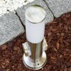 Caserta pedestal light, floor lamp, path light Stainless steel color, 1-light source