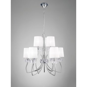Mantra LOEWE Pendant Light chrome, 9-light sources