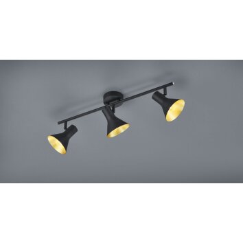 Reality NINA spotlight black, 3-light sources