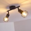 Baripada Ceiling Light black, 2-light sources