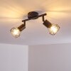 Baripada Ceiling Light black, 2-light sources