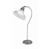Table Lamp Searchlight BISTRO silver, transparent, clear, 1-light source