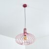 MATTMAR Pendant Light grey, pink, 1-light source