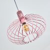 MATTMAR Pendant Light grey, pink, 1-light source