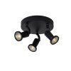 Lucide JASTER spot black, 3-light sources