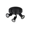 Lucide JASTER spot black, 3-light sources