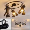 LICHINGA Ceiling Light black, 3-light sources
