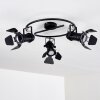 LICHINGA Ceiling Light black, 3-light sources