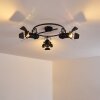LICHINGA Ceiling Light black, 3-light sources