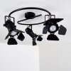 LICHINGA Ceiling Light black, 3-light sources