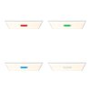 Brilliant ODELLA Ceiling mounting panel LED white, 1-light source, Remote control, Colour changer