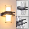 Kekenis Outdoor Wall Light LED anthracite, 1-light source