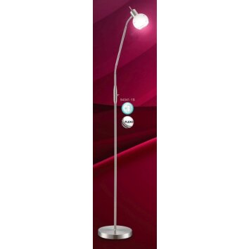 Globo ELLIOTT floor lamp matt nickel, 1-light source