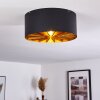 TOGO Ceiling Light brass, black, 1-light source